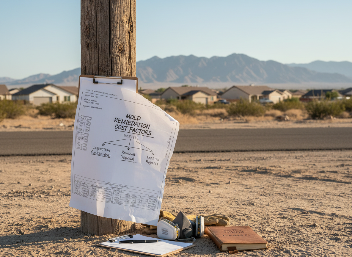 Cost Guide for Mold Remediation in Edwards California