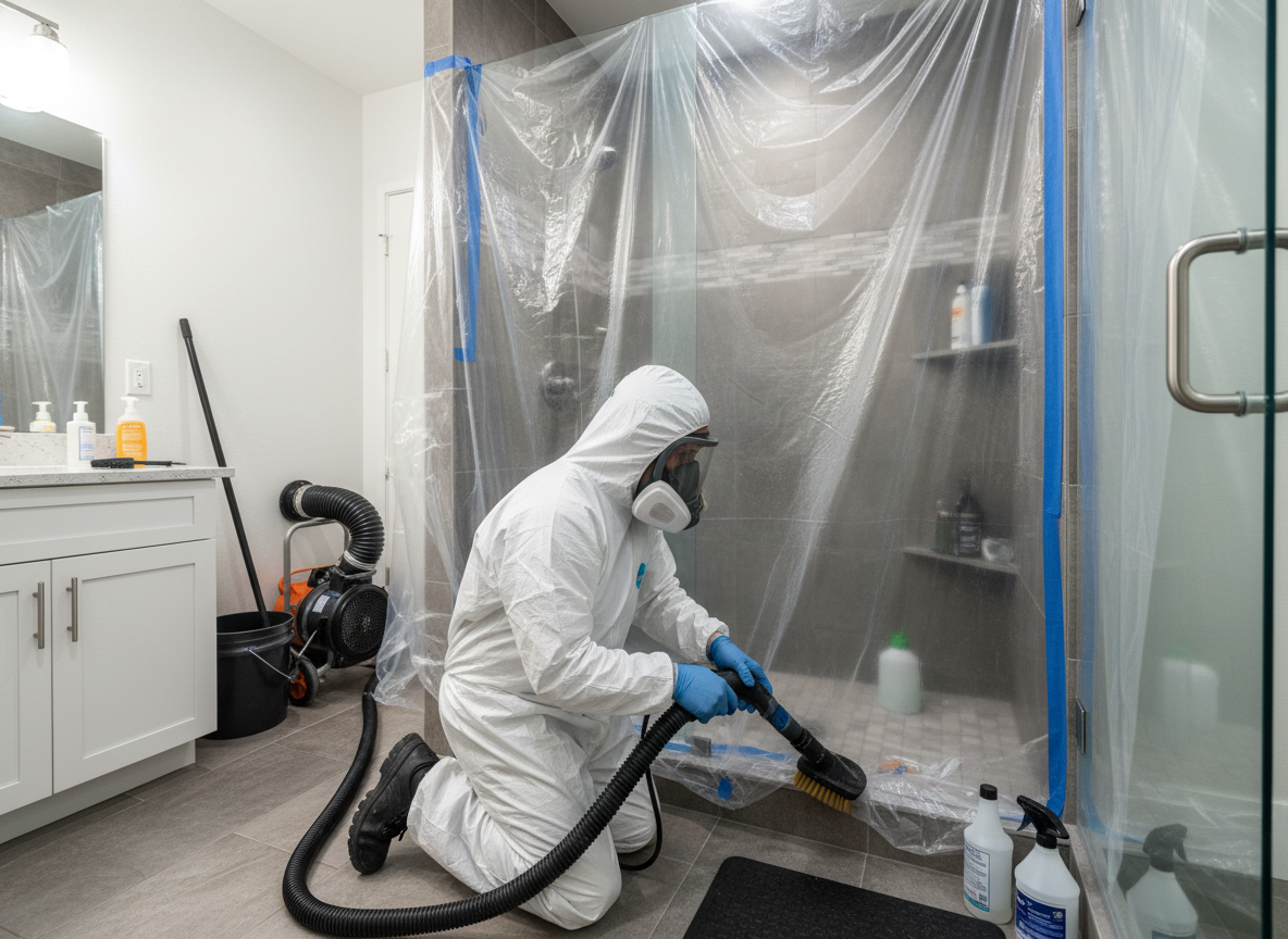 bathroom mold removal service in Edwards