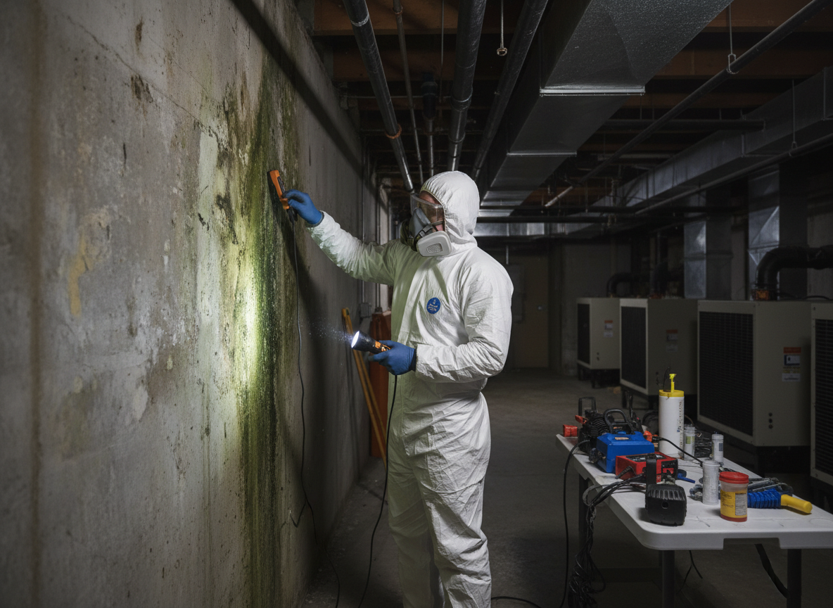 Commercial mold inspection in Edwards