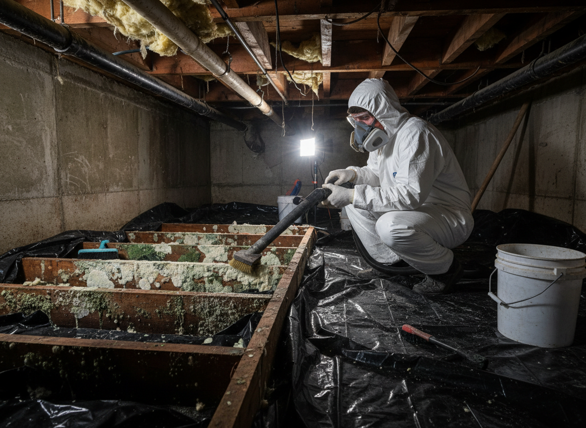 crawl space mold removal in Edwards