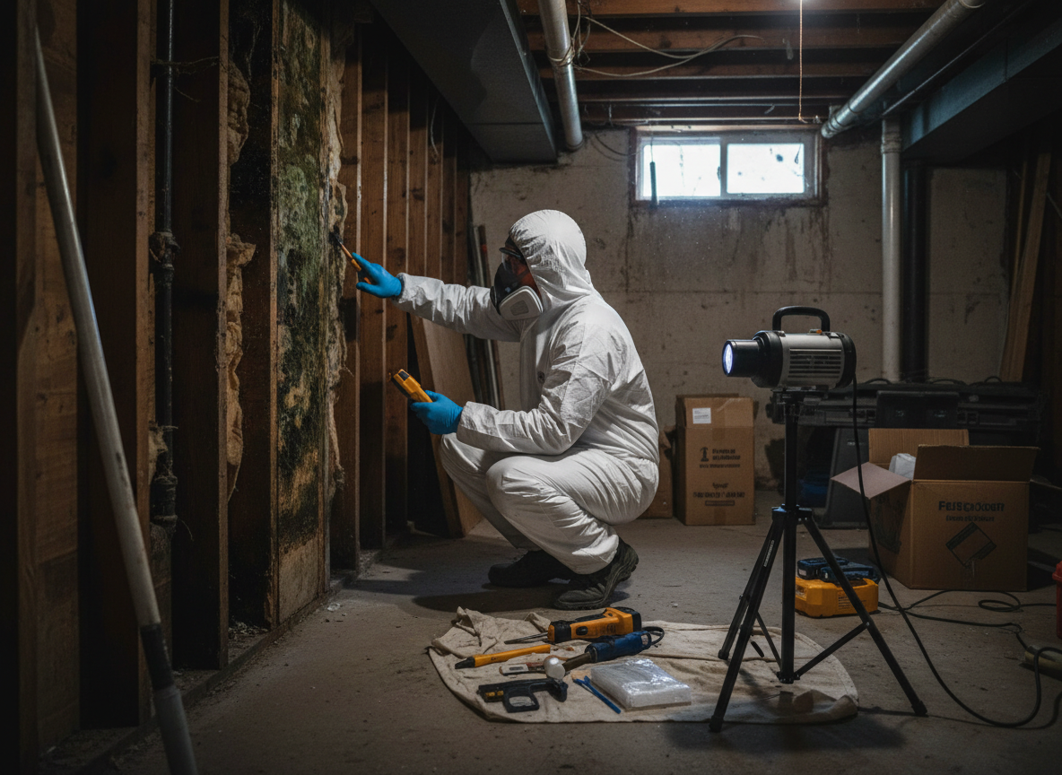 Home mold inspection in Edwards