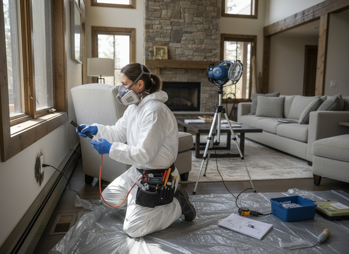 Residential mold testing in Edwards