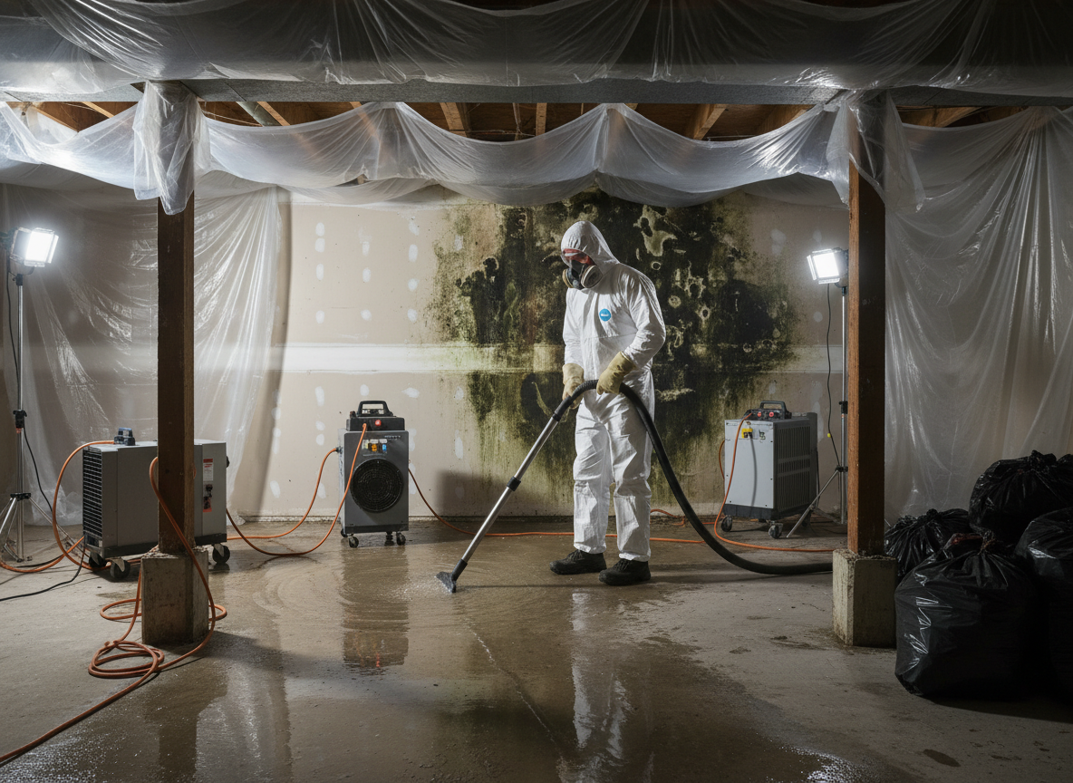 water damage mold remediation in Edwards